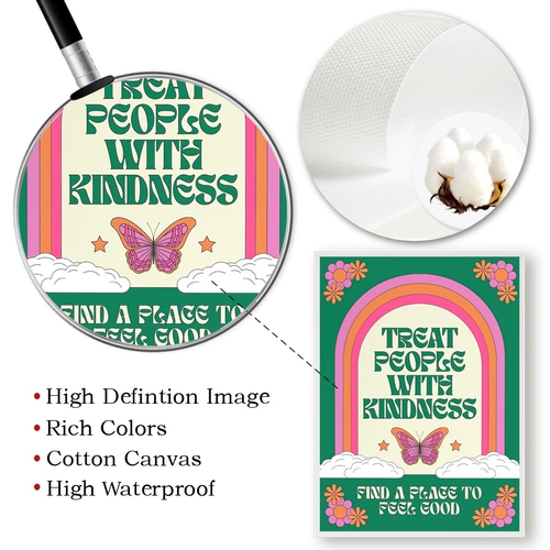 Кафе поп -стены на стенах холст.