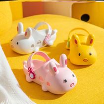 Childrens slippers summer girls boys home baby slippers cute thick soles non-slip big small and medium children parent-child slippers