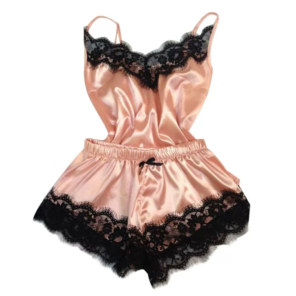 Ирие Искушение Babydoll ночнушка топ-кими и комплект из шорт