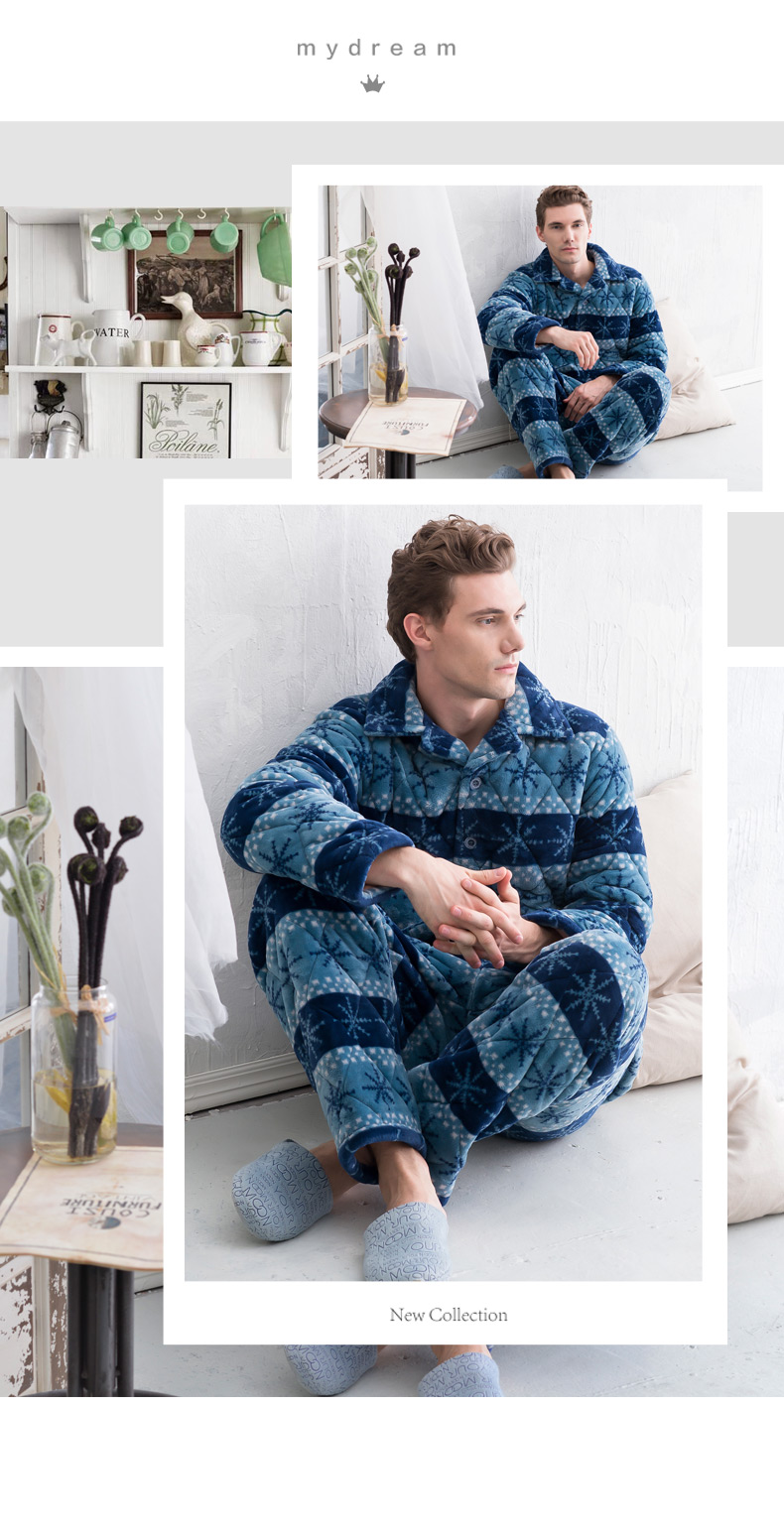 Pyjama pour homme SWEET REVE  BEAUX REVES en Polyester Polyester  à manches longues - Ref 3002694 Image 12