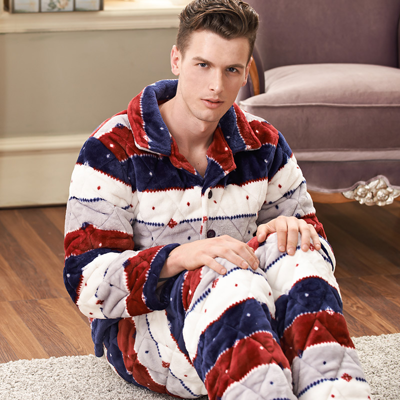 Pyjama pour homme SWEET REVE  BEAUX REVES en Polyester Polyester  à manches longues - Ref 3002691 Image 4