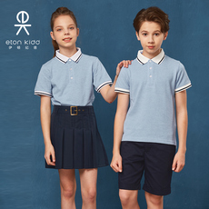 детская форма 伊顿纪德夏装学院小学生校服幼儿园服运动短袖套装班级服团购 Etonkidd