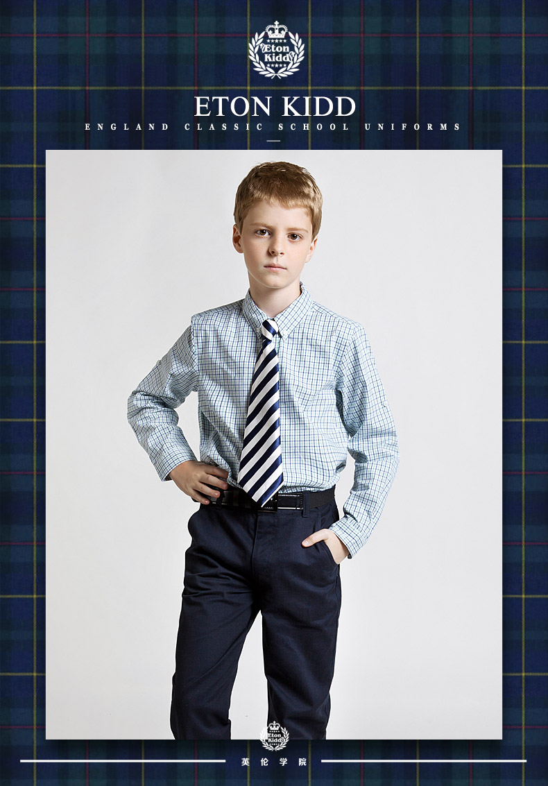 Chemise garcon ETONKIDD à manche longue - Ref 2076541 Image 7