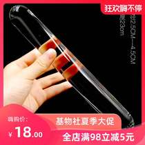 Sex glass crystal penis transparent vestibule oversized male anal plug gay alternative sex gay supplies