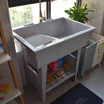Laundry Pool Table Basin with washboard balcony Landing Outdoor Sky Imitation Marble Pool Stone Sink Patio Outdoor