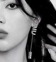 (Quality) Miss Miao Letter Crystal Diamond Earrings Silver Water Drop Earrings