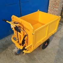 Electric bucket truck Construction site with three-wheeled material truck Climbing load king pull brick engineering cart Ash bucket truck flatbed truck