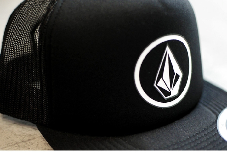 American VOLCOM Điều chỉnh mũ bóng chày Cheeser Street Street skateboard Hip Hop Flat Basketball Cap - Bóng chày gậy bóng chày ngắn	
