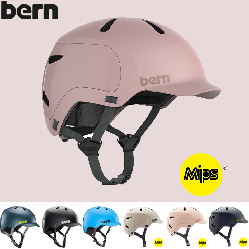BERN American Watts Summer men and women skateboard helmets water skiing BMX riding universal helmet MIPS bicycle helmet