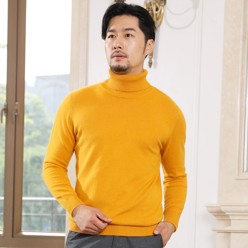 2019 xuân mới nam áo len cashmere cổ tròn V-cổ áo len rộng kích thước áo len - Áo len Cashmere