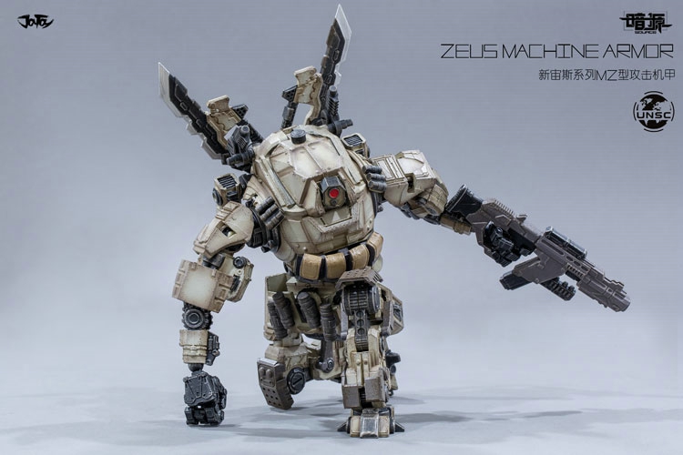 JOYTOY nguồn tối 2019 mới Zeus tấn công trung bình mô hình siêu di chuyển bộ sưu tập xe quân sự đồ chơi - Gundam / Mech Model / Robot / Transformers mô hình robot cao cấp