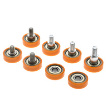 626zz bearing pulley drawer roller BS62622-7 guide wheel nylon wheel with screw M6 threaded shaft 6 * 22 * 7
