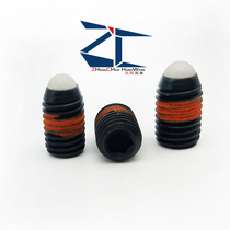 Pom Ball Head Plunger with Threaded Spring Locating Pin Light Loaded Nylon Plunger NBPJ3 4 5 6