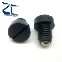 Z36 4 * 9-lined notch threaded pin cover-shaped one-mouth poeball screw round head with positioning beads