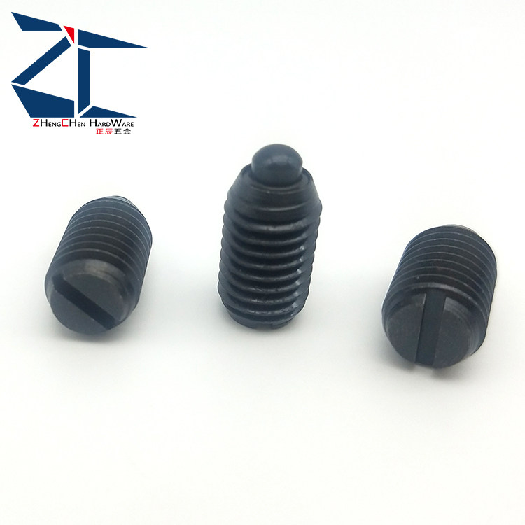 Slotted short plunger GN615 1-B with threaded latch head slingshot yellow top wire lock pin (ZC203 -- 1)