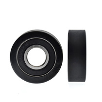6202 flat forming bearing pulley pressed wheel guide wheels 6002 packets of glue inner diameter 15 polyurethane PU soft glue PUd15
