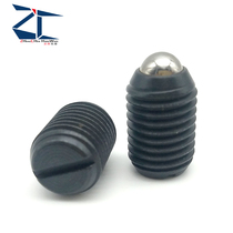 Slotted threaded ball bearing slingpin positioning bead steel ball tight ball head locking screw GN615 -M3-K