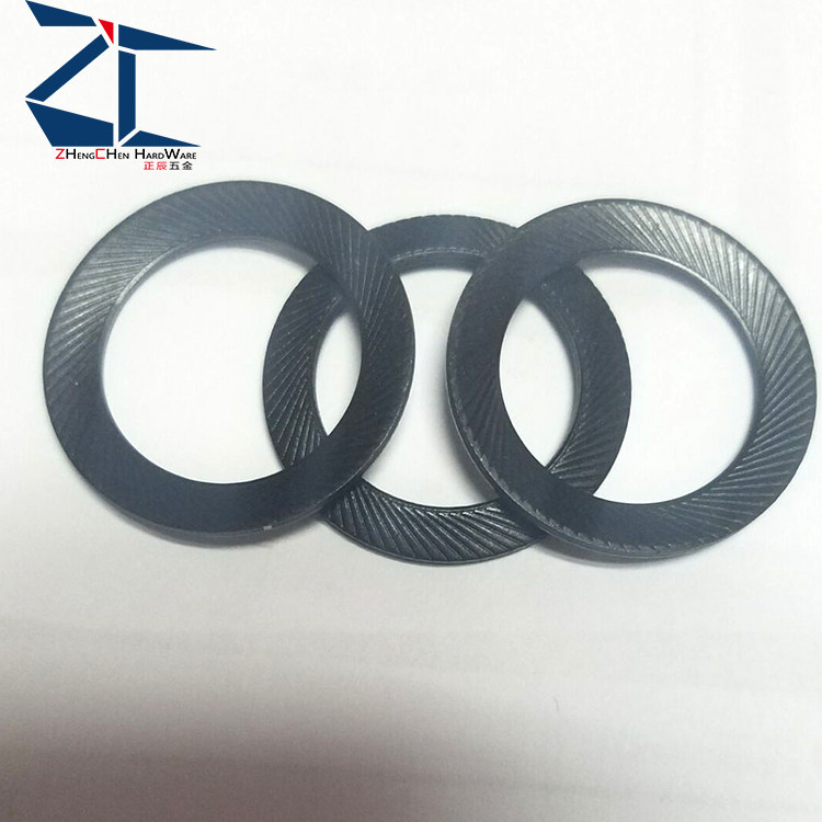 65 manganese-US-made double-sided tooth anti-loose gasket inclined flower safety gasket disc anti-slip gasket 1 4 5 16 3 8
