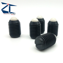Straight Groove Nylon Ball Head Plunger ZC103-2 Wave Bead Screw Without Head Spring Ball Head Plunger M8-M24