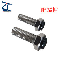 Fixed buffer screw USRT10 12 with polyurethane stop bolt SR type