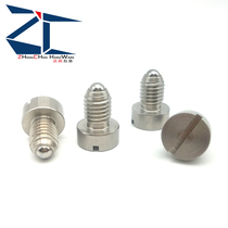 PBSHS stainless steel cover type slotted threaded pin small ball head plunger round head wave bead screw