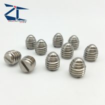 Stainless steel special short type straight ball head plunger wave bead screw without head with spring steel ball M5 * 5 M6 * 6