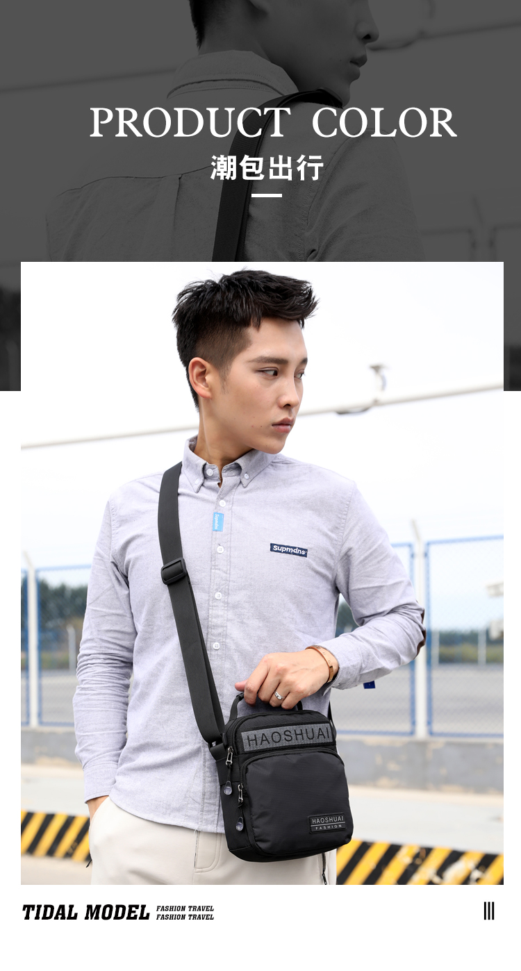 Túi xách nam Oxford vải nylon vai túi Messenger Túi xách nam túi xách ba lô giản dị túi vải nhỏ túi da