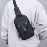 Трендовая нагрудная сумка для отдыха, универсальная сумка на одно плечо, водонепроницаемый ремешок для сумки