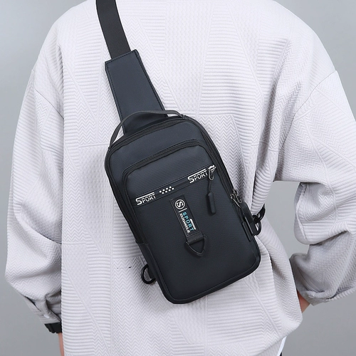 Трендовая нагрудная сумка для отдыха, универсальная сумка на одно плечо, водонепроницаемый ремешок для сумки