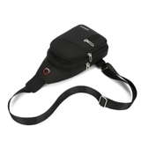 Мужская тканевая нагрудная сумка, сумка на одно плечо, поясная сумка, в корейском стиле, ткань оксфорд