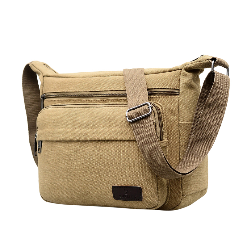 Men's single shoulder bag Canvas Male Slanted Satchel Bag for leisure sports bag Fashion Han version Tidal Cross Bag Briefcase