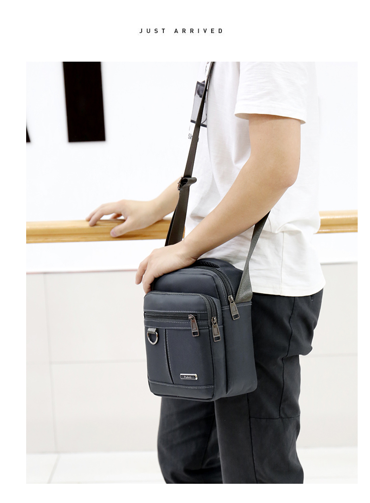 Túi đeo chéo nam túi xách nam bình thường không thấm nước Oxford vải nylon xách tay Messenger túi vải ba lô chéo ví lv