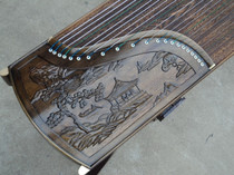 Yangzhou Fairy National Musical Instrument Factory Golden silk Nanmu carving Guzheng Piano Zuiwengting examination Beginner Guzheng