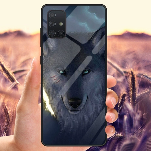 Samsung, стеклянный чехол для телефона, мультяшная лента, мобильный телефон, A71, делается под заказ, A515, зеркальный эффект, 5G, GalaxyA71, GalaxyA51, A715