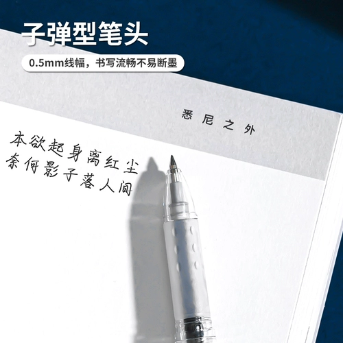 Miniso, стальная проволка, ручка-роллер, 0.5мм