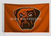 Foreign Trade Olive Team Brown Team Flag NFL Cleveland Browns Team Flag