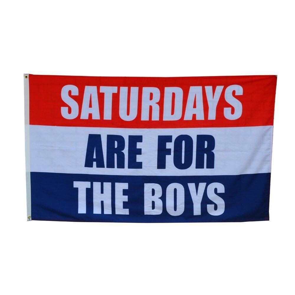 Flylong Saturdays are for the boys Flag