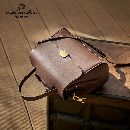 纳兰杜 Сумка через плечо, из натуральной кожи, изысканный стиль, подарок на день рождения