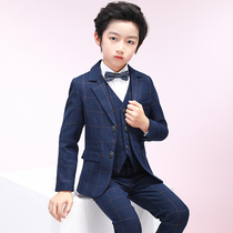 Flower boy dress suit British style childrens suit mens small suit spring and autumn dress boy suit jacket