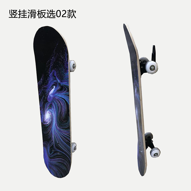 Skateboard rack Long board skateboard Rack Bearing Snowboard Rack Hanging Shelf Wall Hanger Skateboard Hook
