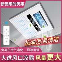 Cool-barking kitchen integrated ceiling lighting two-in-one electric fan special embedded toilet cold-barking cold blower