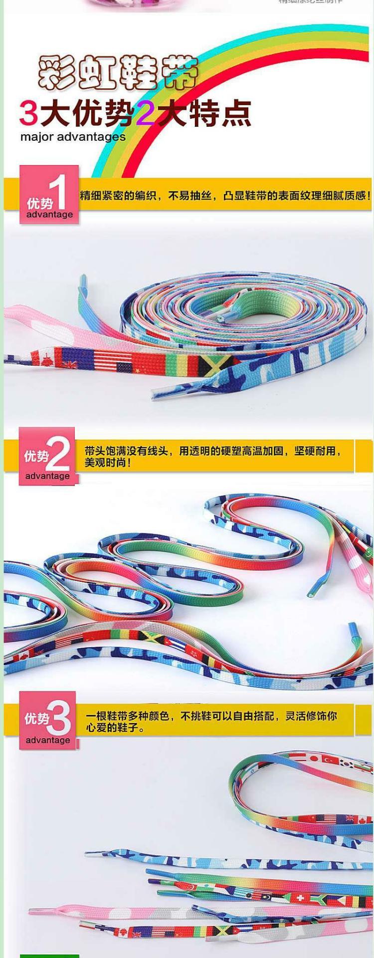 [Mua 2 tặng 1] màu ren màu gradient phiên bản Hàn Quốc đầy màu sắc của đôi giày đế xuồng nhiều màu cầu vồng hoang dã dây giày vans