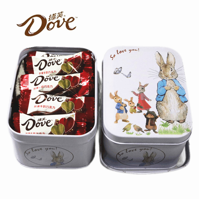 Dove silky chocolate gift box 20 knots wedding candy fruit Mars bulk New Year Birthday Gift New Year Goods
