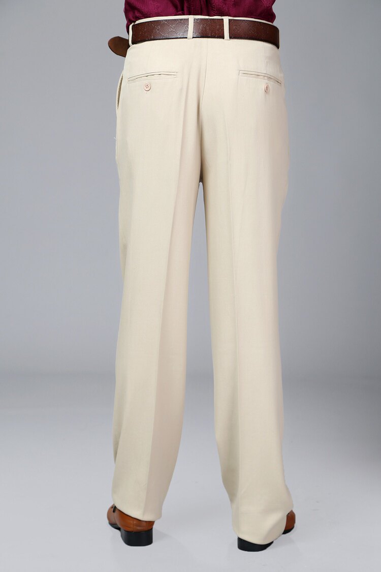 Pantalon droit en soie pour automne - Ref 1470561 Image 18