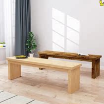 Benches Dining Chair Solid Wood Bench long bench Bench Dining Table Home Log Changing Shoes Stool Dressing Room Wide Antique Brief