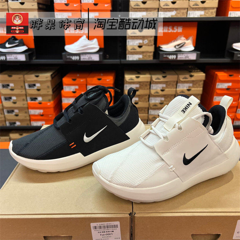 รองเท้าลำลองสไตล์ชีวิตประจำวัน หุ้มข้อต่ำ รุ่น E-Series ของ Nike สำหรับผู้หญิง สีดำ-ขาว Dv8405-001 100