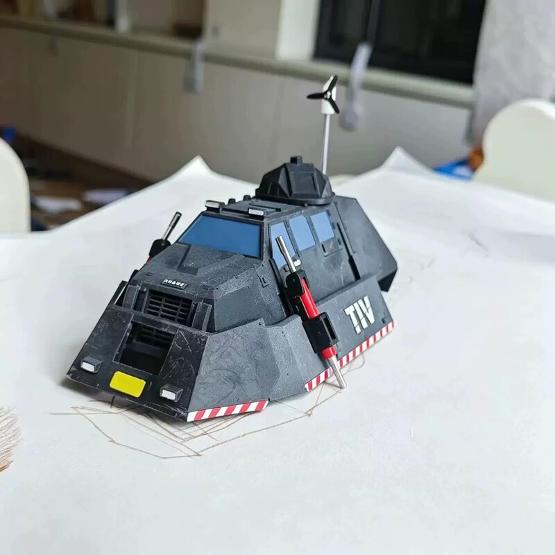 Tiv2 Upgraded Version Can Deploy Tornado Interceptor Vehicle 2 Static Model, Movable Collectible Model, Creative Gift