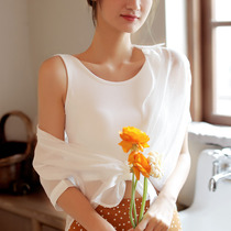 White back underwear womens small vest Net red explosive suspenders with summer one with chest pad U-shaped bra