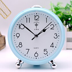 Authentic Polaris Alarm Clock Large Font Silent Bedside Clock Elderly Clock Small Alarm Clock Night Light Snooze Bedroom Table Clock