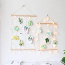 Norse minimalist creative hemp rope photo wall postcard polo hanging dormitory childrens room hipster decoration